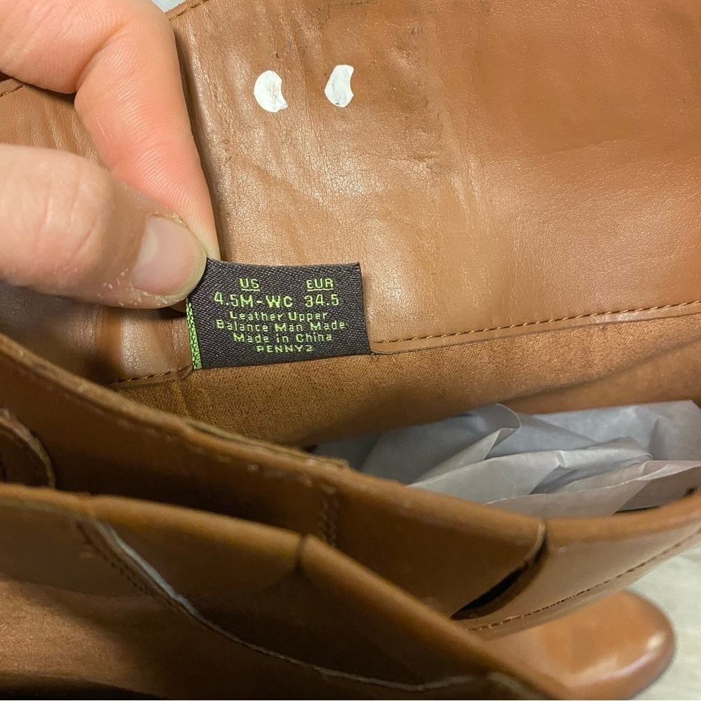 Sam Edelman | Penny Leather Riding Boots Size 4.5 - Picture 8 of 13